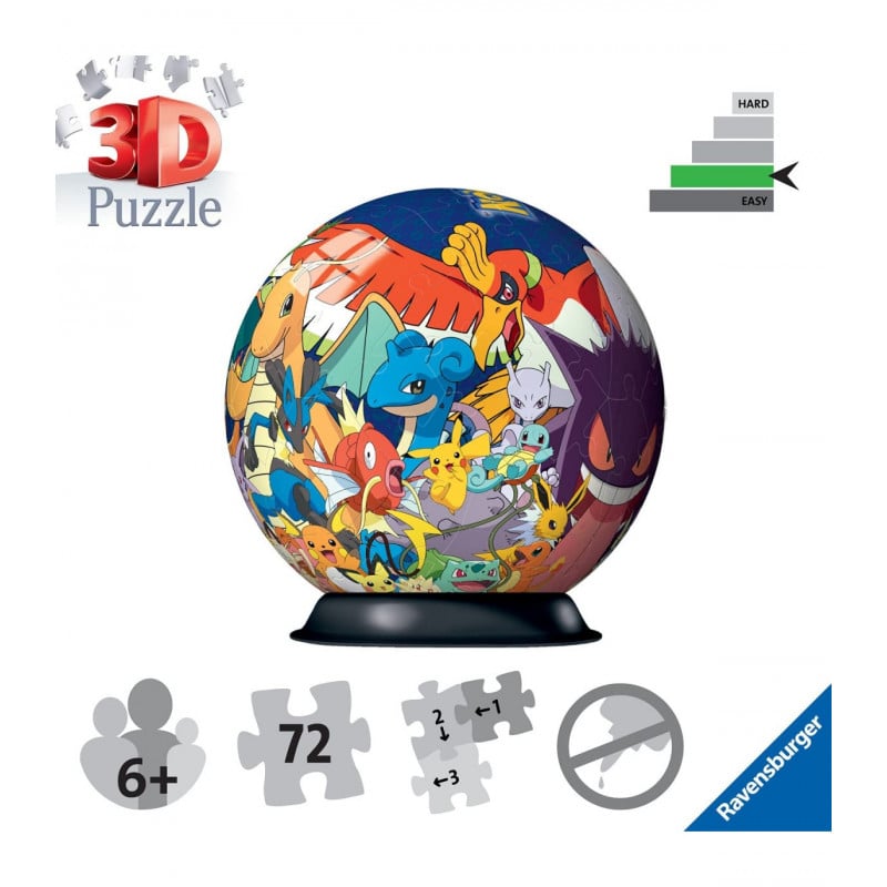 POKEMON PBALL 72 PCS