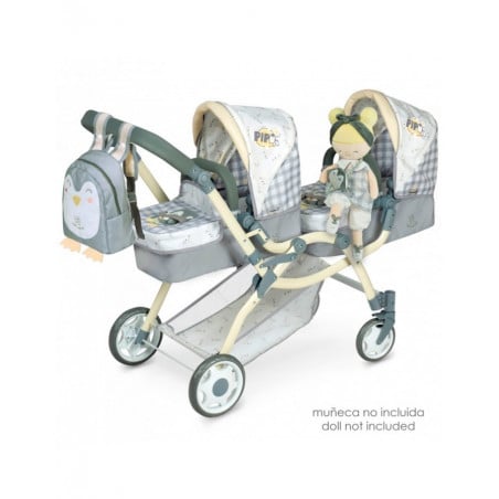 CARRO GEMELAR GRANDE PLEGABLE PIPO