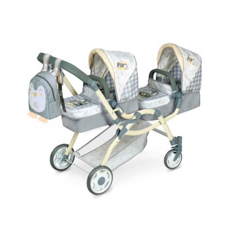 CARRO GEMELAR GRANDE PLEGABLE PIPO