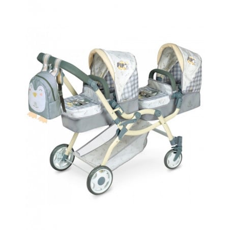 CARRO GEMELAR GRANDE PLEGABLE PIPO