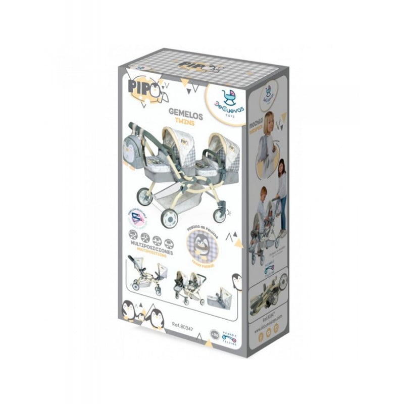 CARRO GEMELAR GRANDE PLEGABLE PIPO
