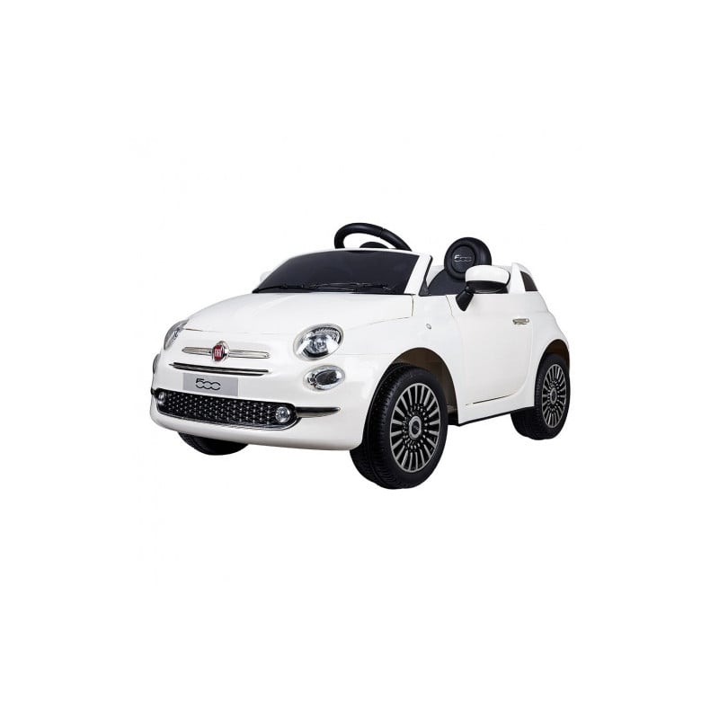 FIAT 500 WHITE 12V 4.5AH CONTROL REMOTO