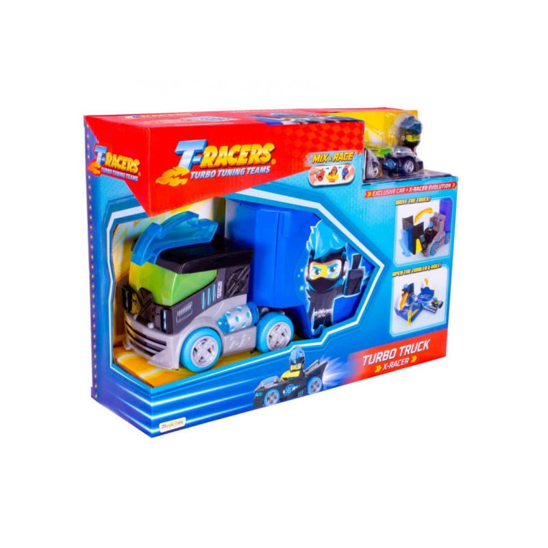 T-RACERS S-PLAYSET 1X4 X-RACER TURBO TRU