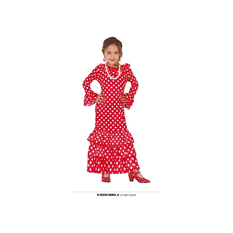 Disfraz Flamenca Infantil 7-9 Años
