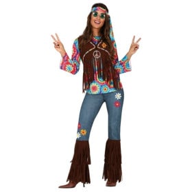 Disfraz Hippie Adulta Talla M 38-40