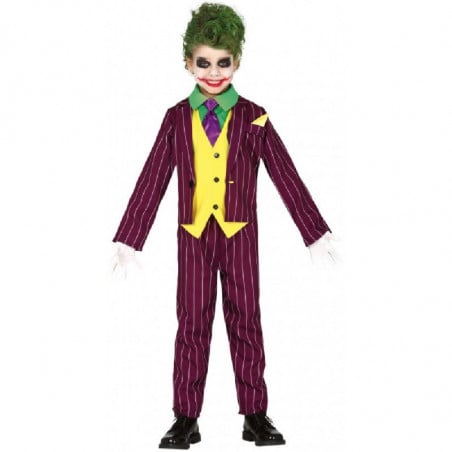 DISFRAZ JOKER MORADO INF. T10-12 AÑOS
