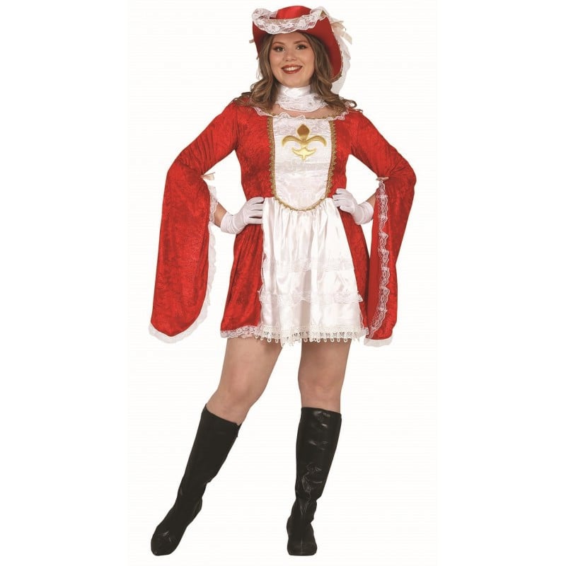 DISFRAZ MOSQUETERA ADULTA T M 38-40