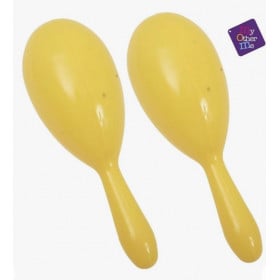 MARACAS DE PLASTICO COLORES SURTIDOS (2U