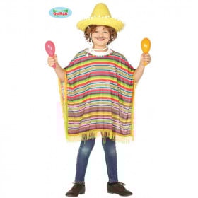 PONCHO MEXICANO T 7-9 AÑOS
