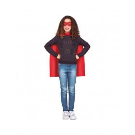 CAPA SUPER HEROE ROJA 3-6 AÑOS