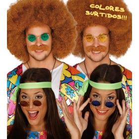 GAFAS HIPPIE COLORES SURT.