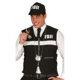 CHALECO Y GORRA F.B.I