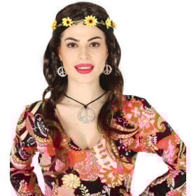 CONJUNTO PENDIENTES Y COLGANTE HIPPIE