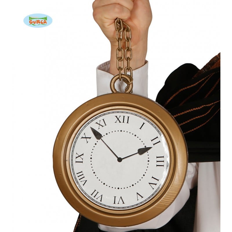 RELOJ 20 CM CON CADENA