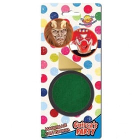 Maquillaje Con Esponja Verde Oscuro 9 G