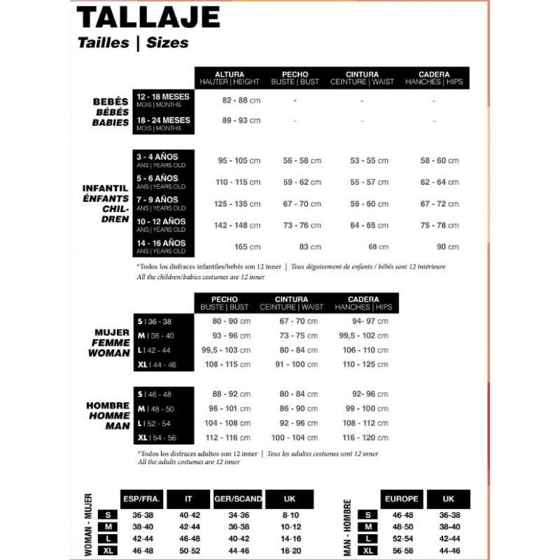 DISFRAZ CORSARIA TALLA 5-6 AÑOS