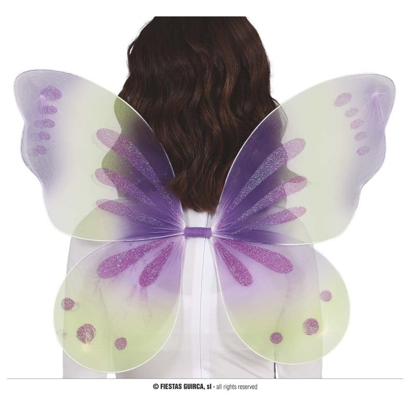 ALAS  VERDES LILAS 40X40CMS