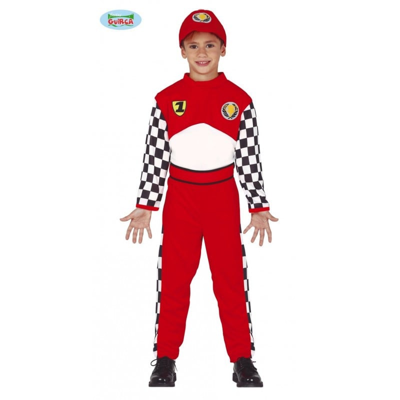DISFRAZ PILOTO FORMULA 10-12 AÑOS