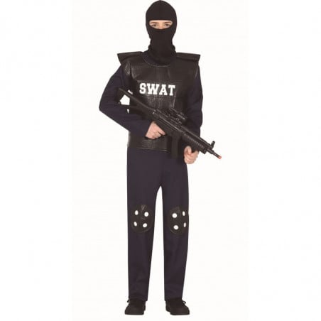DISFRAZ POLICIA SWAT BABY T 7-9 AÑOS