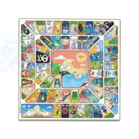 PARCHIS/OCA TABLERO 35X35X1 MADERA C/PVC 2