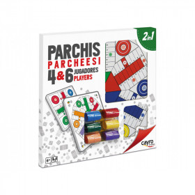 Tablero Parchís 4 ó 6 Jugadores