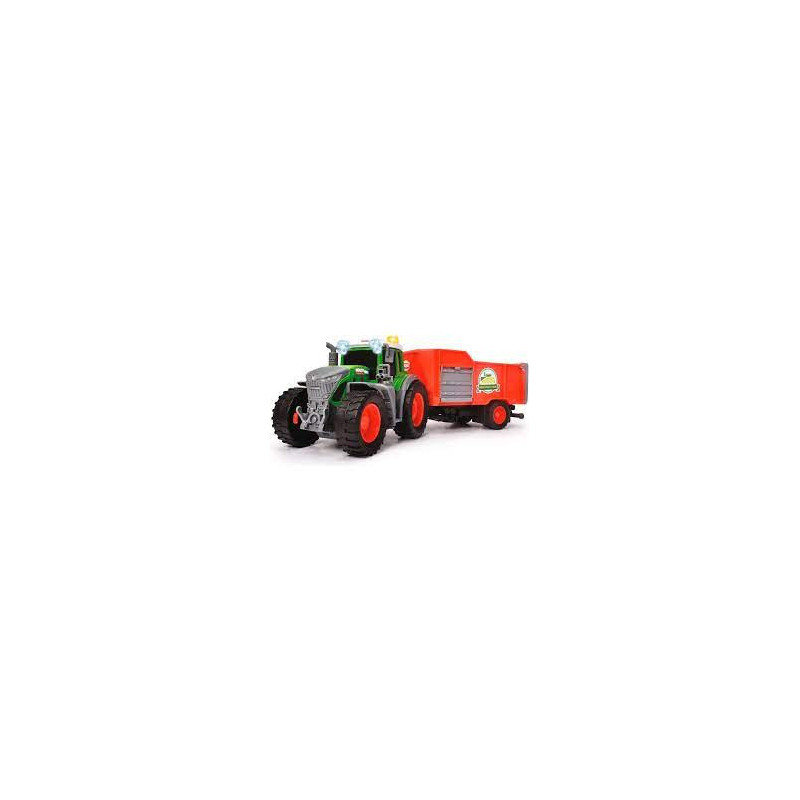 TRACTOR FENDT GRANJA TRAILER 26 CM LUZ Y