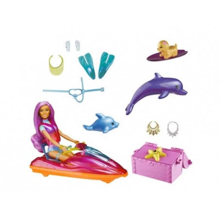 BARBIE Y SU MOTO DE AGUA