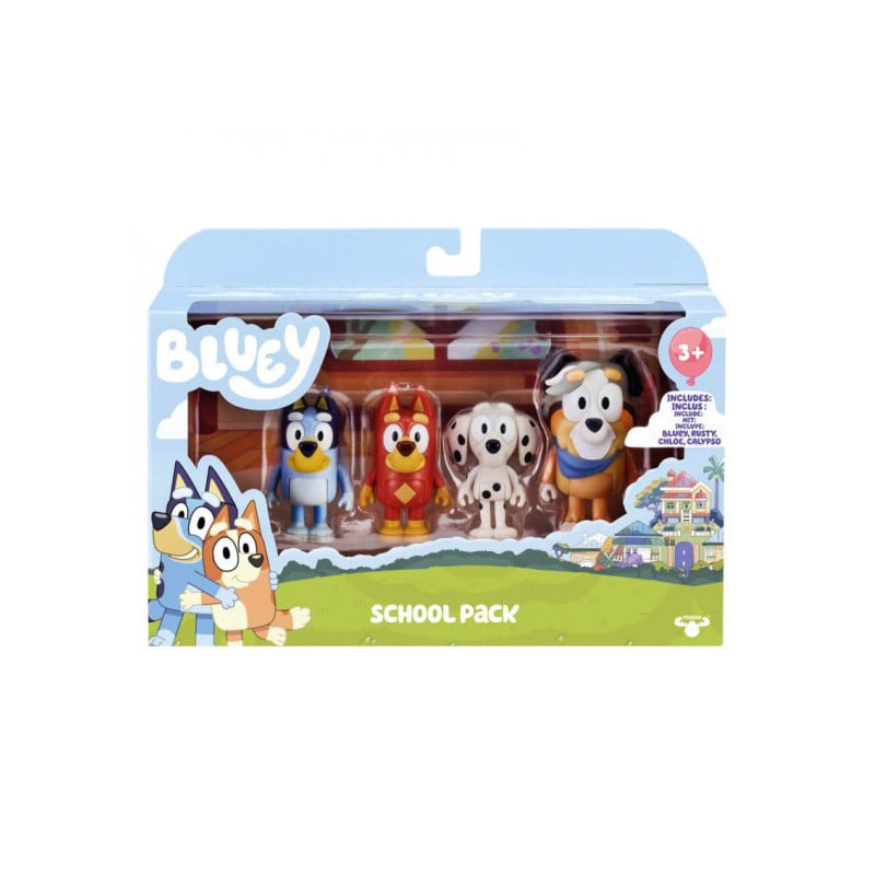 BLUEY PACK DE 4 FIGURAS