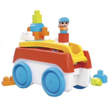 MEGA BLOCKS REMOLQUE CON BLOQUES