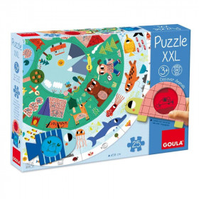 Puzzle XXL Descubre Animales 24 Piezas