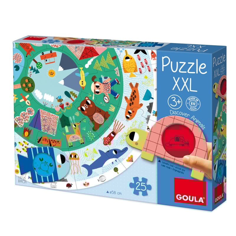 Puzzle XXL Descubre Animales