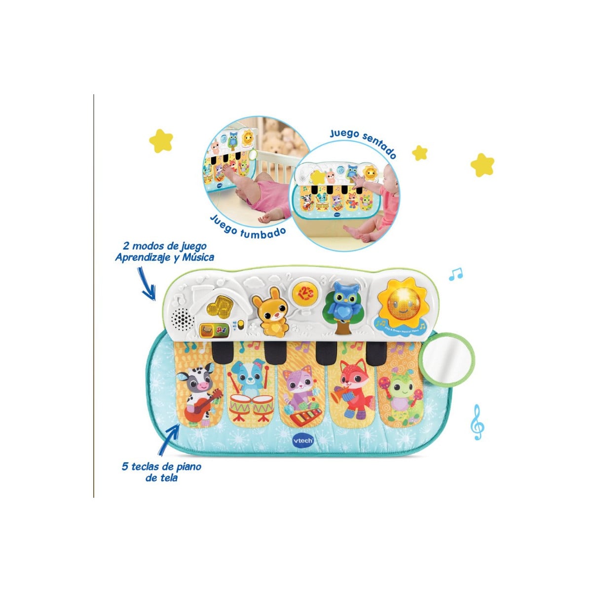 PIANO BEBE PATADITAS MUSICALES
