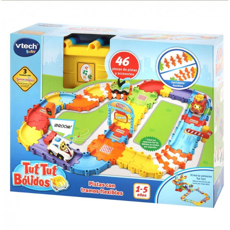 Tut Tut Bólidos Pistas con Tramos Flexibles