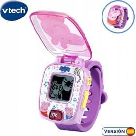 RELOJ PEPPA PIG MORADO 2