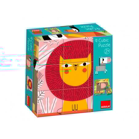 9 Cubos Animales Bosque