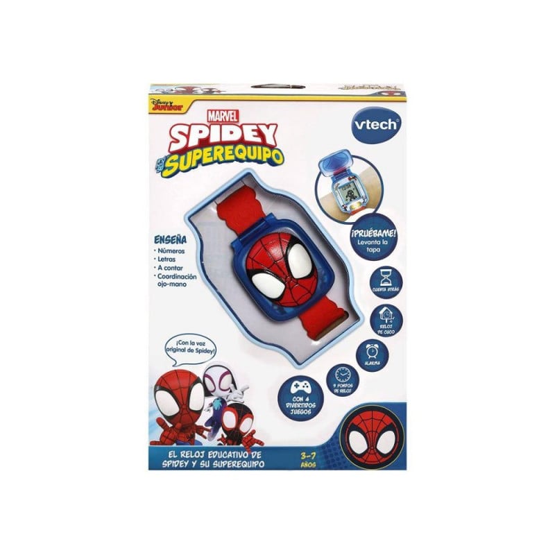 RELOJ EDUCATIVO DE SPIDEY Y SUS AMIGOS