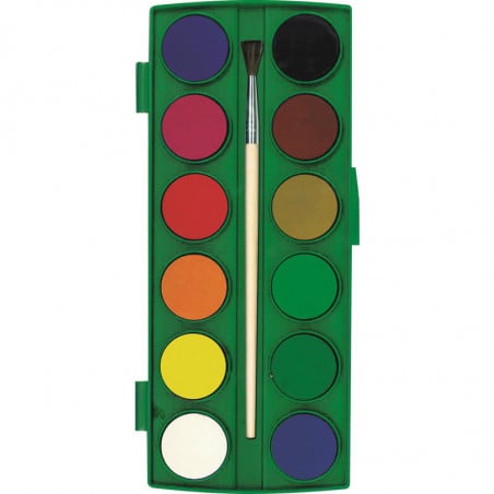 Estuche 12 Acuarelas Alpino