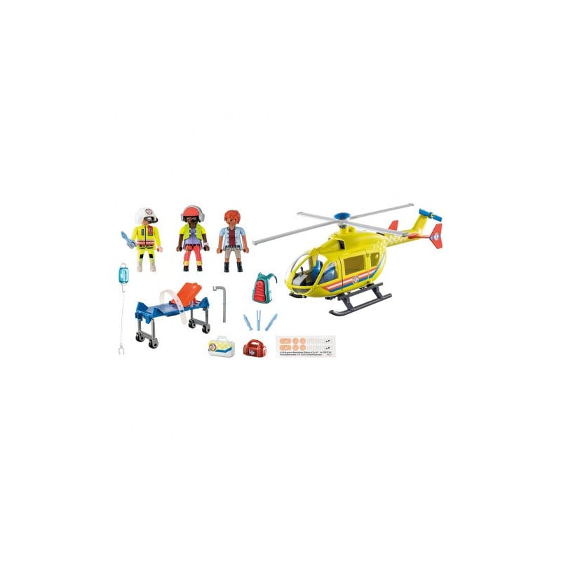 PLAYMOBIL CITY LIFE HELICOPTERO RESCATE
