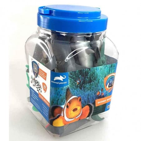 SET DE 30 PIEZAS ANIMALES DEL OCEANO