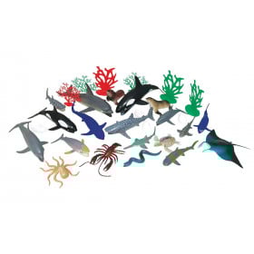 SET DE 30 PIEZAS ANIMALES DEL OCEANO 2