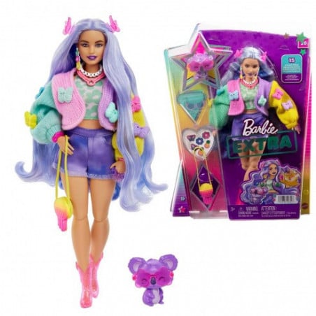 BARBIE EXTRA PELO MORADO CURVY