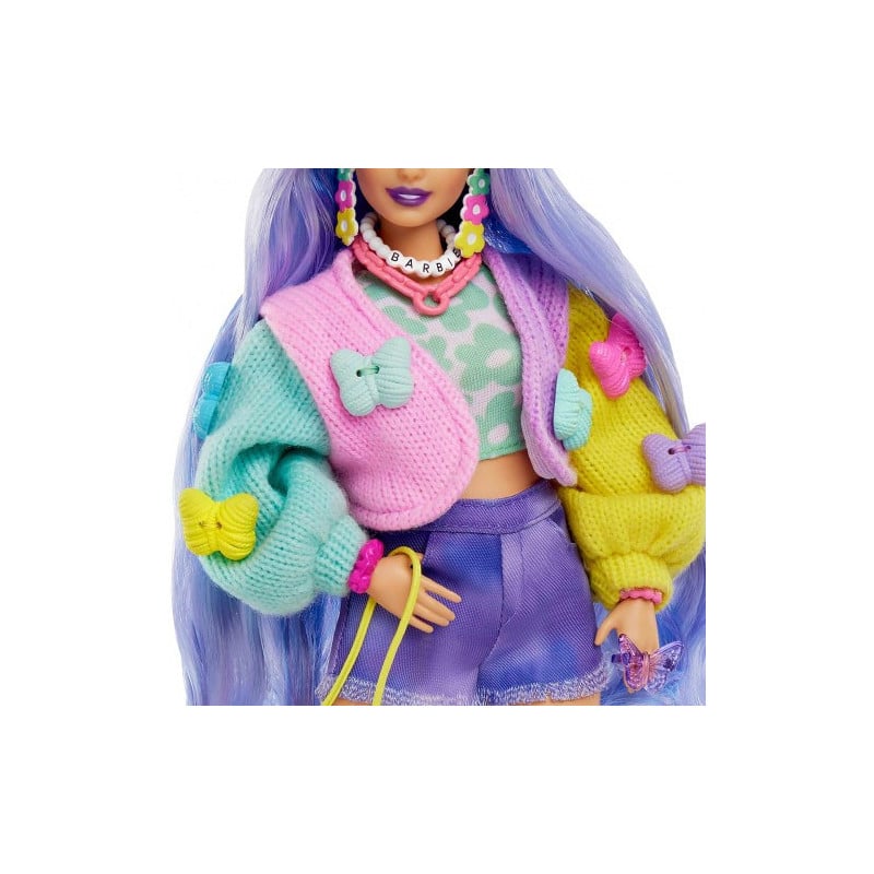 BARBIE EXTRA PELO MORADO CURVY