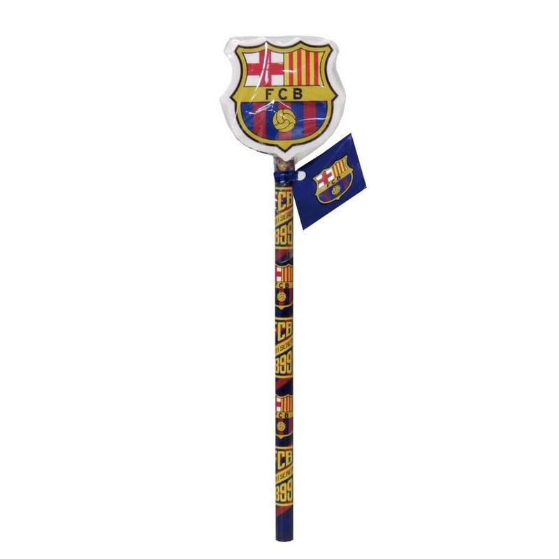 LAPIZ CON GOMA DECORADA FC BARCELONA