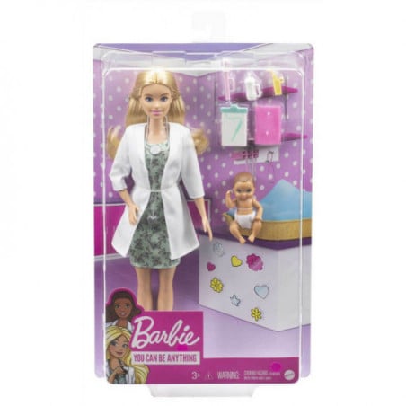 BARBIE DOCTORA CON BEBE