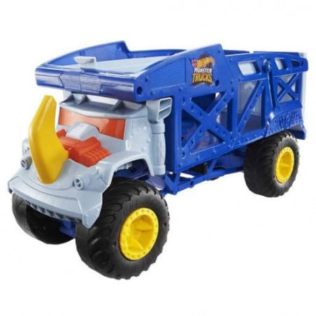 HOT WHEELS CAMION MONSTER TRUCK RHINO RIG