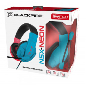 AURICULAR GAMING HEADSET SWITCH NEON