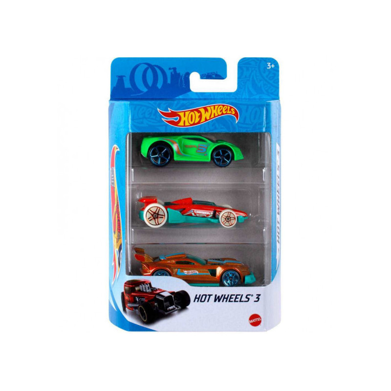 PACK 3 COCHES HOT WHEELS