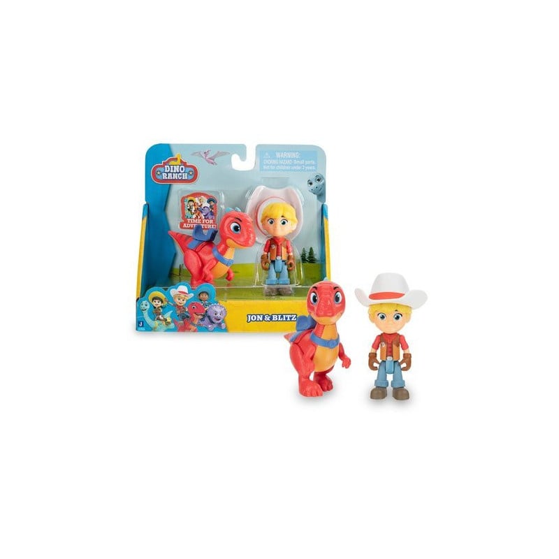 DINO RANCH PACK 2 FIG. JON Y BLITZ