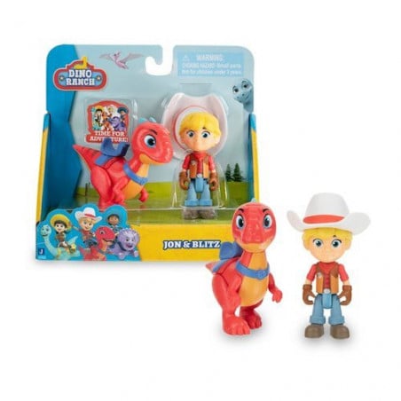 DINO RANCH PACK 2 FIG. JON Y BLITZ