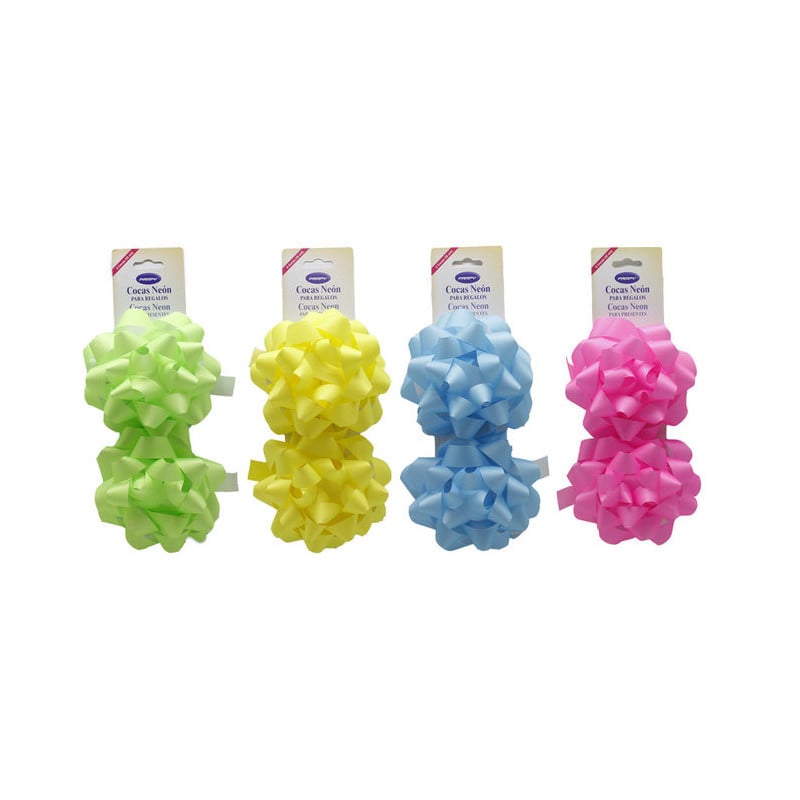 COCAS PP NEON 12 CM 2 UNIDADES